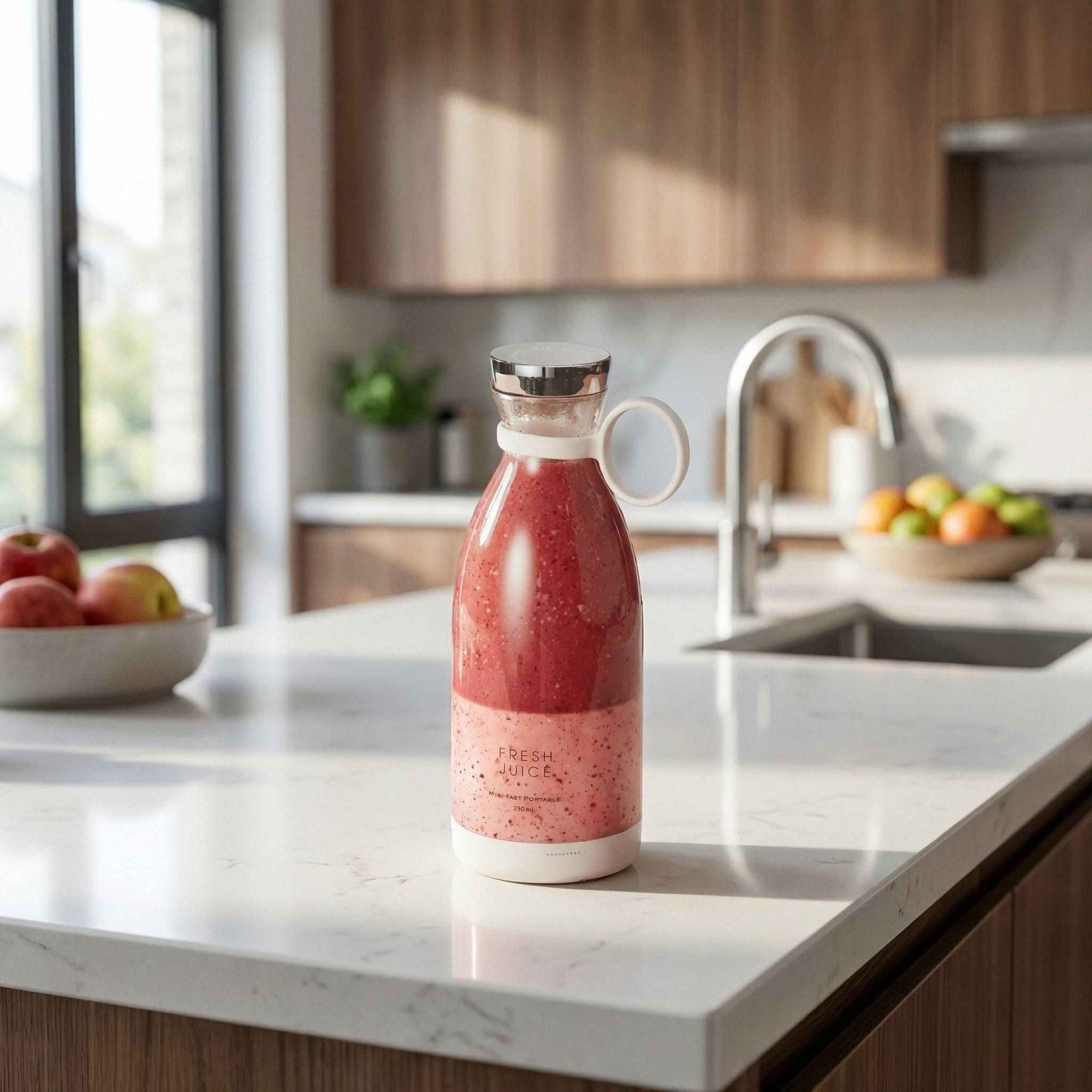 Portable "Fresh Juice" Blender - White
