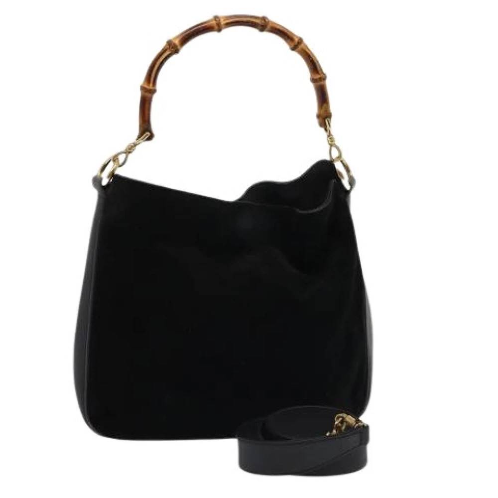 Gucci Vintage Pre-owned Ruskind gucci-tasker - Vintage - Dame - Sort - ONE SIZE - Tyl