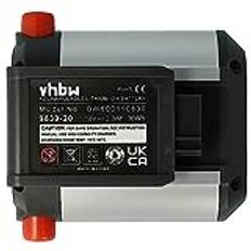 vhbw batteri kompatibel med Gardena sladdlös teleskophäcktrimmer THS Li-18/42 (8881-20) ersätter BLi-18 (9840-20, 9839-20) – (Li-Ion, 2000 mAh, 18V)