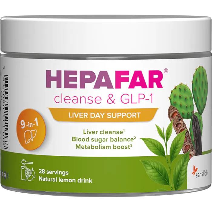 Hepafar Cleanse & GLP-1 – 9-i-1-dryck för leverrensning