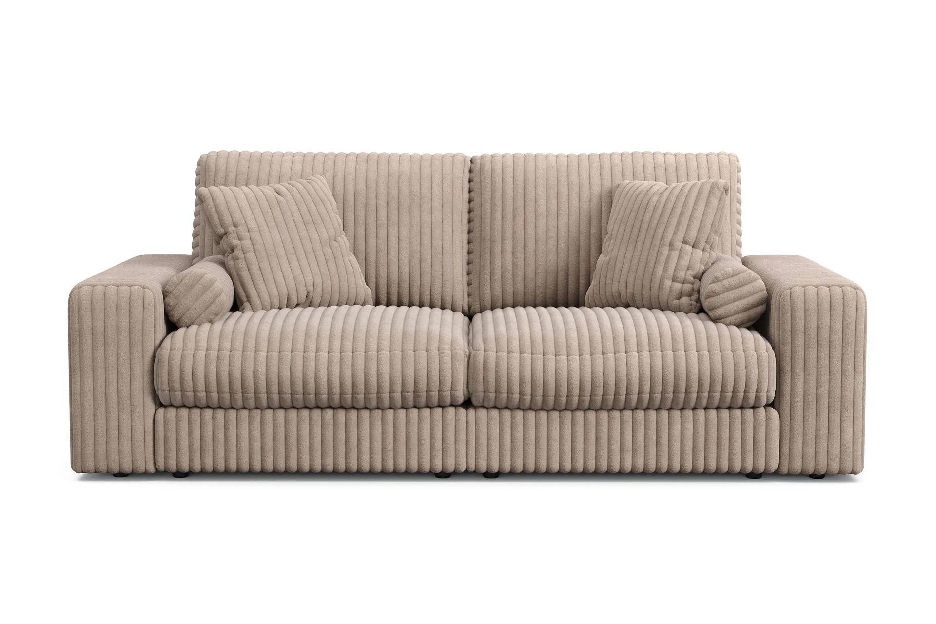 Adelsö by Gynning 3-sits Djup Soffa i bred Manchester - Greige 3 sits soffa Grå,Beige Andrarum