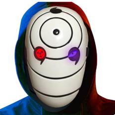 Funjoyz Halloween Masks,Led Uchihaas Obitoos Universal Halloween Horror Masks for Adults Men Women Carnival Party Masquerade Cosplay Christmas Family Party,A3