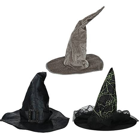 Halloween heksehat- flere varianter - assorteret (På lager i butik)