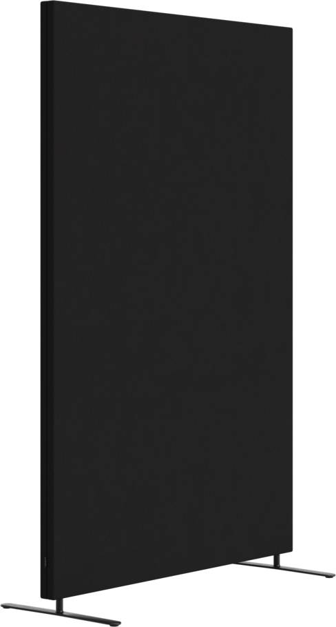 Abstracta Soneo skærmvæg H170xB100 cm, sort