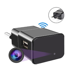 Mini kamera Wifi & USB lader - 4K 1080P - Optager 24/7 - Hurtig levering