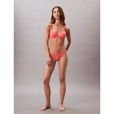 Bikini Briefs - Micro Stretch with Lace - Pink - L