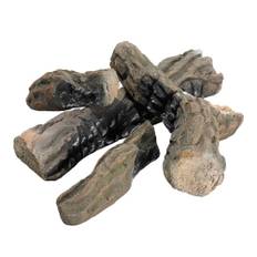 Keramiska vedträd för kamin