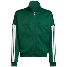 adidas Performance Cardigan - House Of Tiro - Dark Green/Core Vi - adidas Performance - 10 år (140) - Cardigan