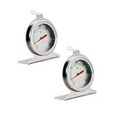 TOPBATHY 1 Set Ugnstermometer Urtavla Termometer Hushållstermometer Kökstermometer Baktermometer Fottermometer Bakmattermometer Matlagningstermometer 2 st