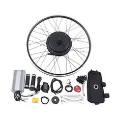 HINOPY – 48 V 1 500 W 28 tum bakhjul, e-cykelkonverteringssats, elcykel, Ebike LCD-motorsats med 7-växlad svänghjul och LCD-skärm