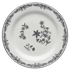Ostindia Svart, flat tallrik - 6 st/fp (21 diameter cm)