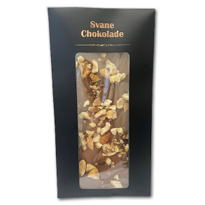 Svane Chokolade<br />Lys med blandede nødder<br />Uden tilsat sukker