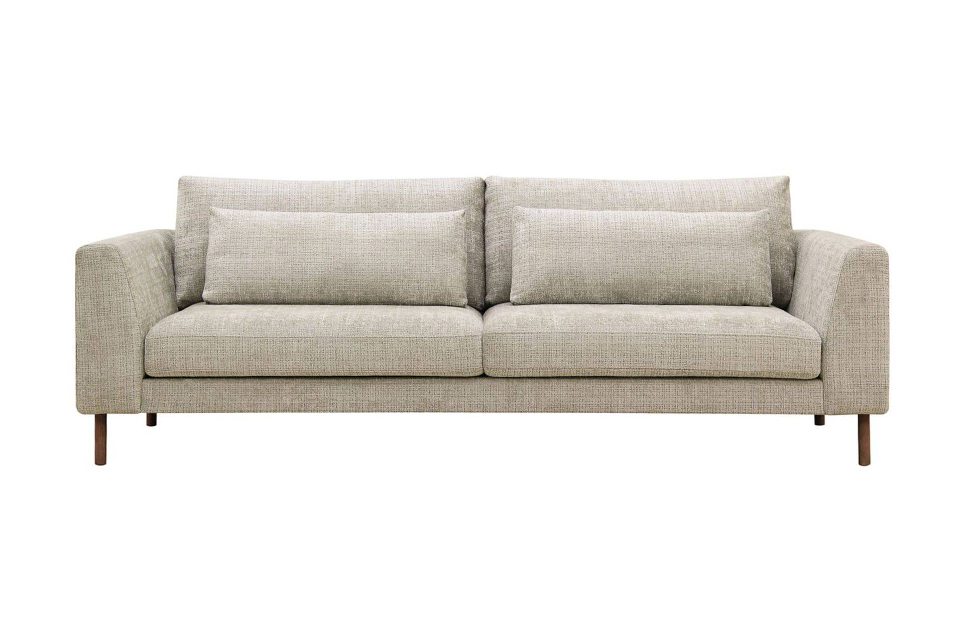 Florenz 3-sits Soffa i Chenille - Grå / Beige 3 sits soffa Grå,Beige Scandi Days