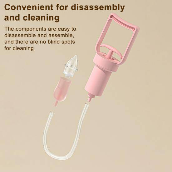 Barnnässug Nässköljare Kompakt Design Bärbar Användarvänlig Sugpump Manuell Nasal ljusgrön färg