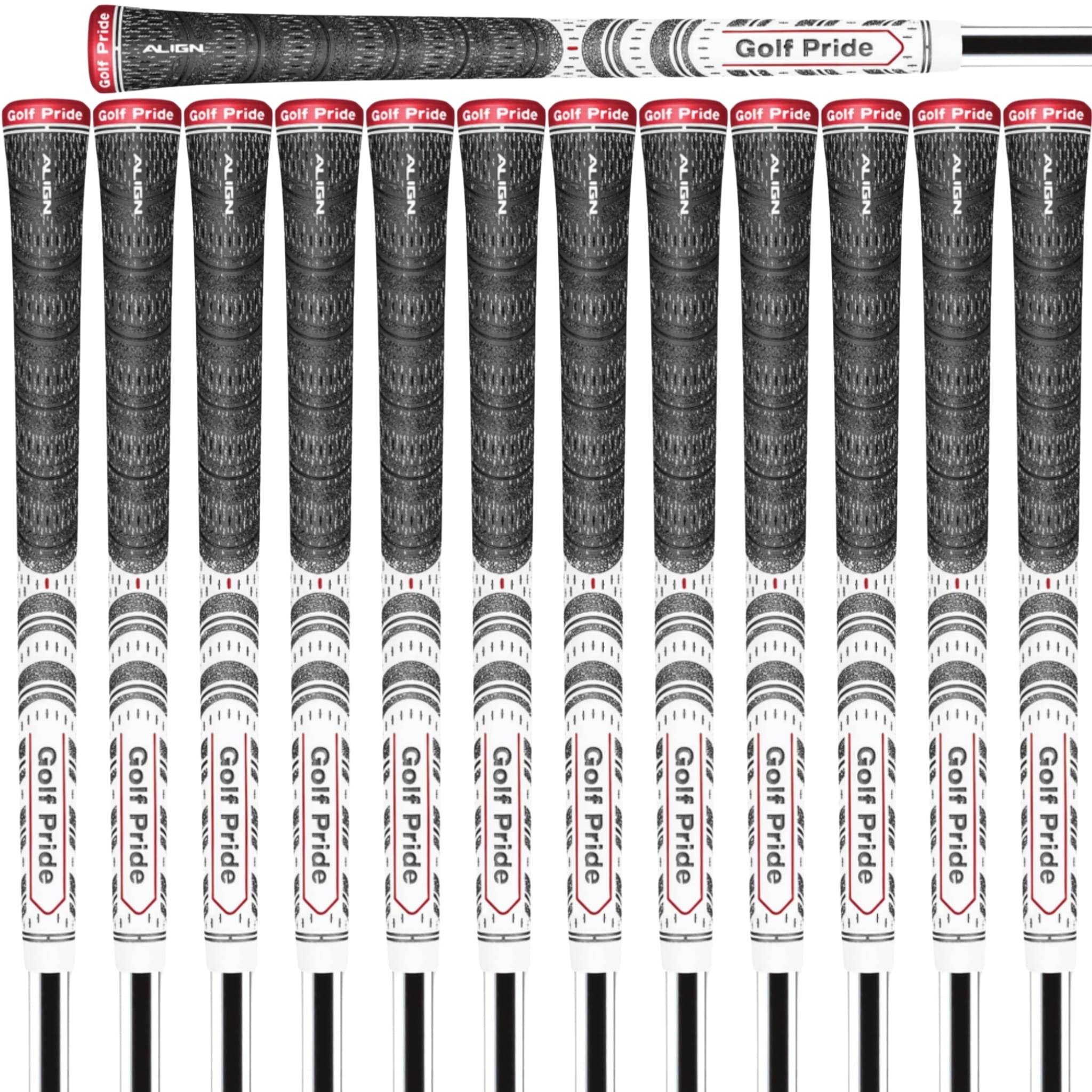 Golf Pride MCC Align Golf Grip Set – 13 grips and replacement accessories - Standard