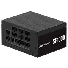 Corsair SF1000 1000W, SFX, ATX 3.1, löstagbara kablar, 80PLUS Platinum