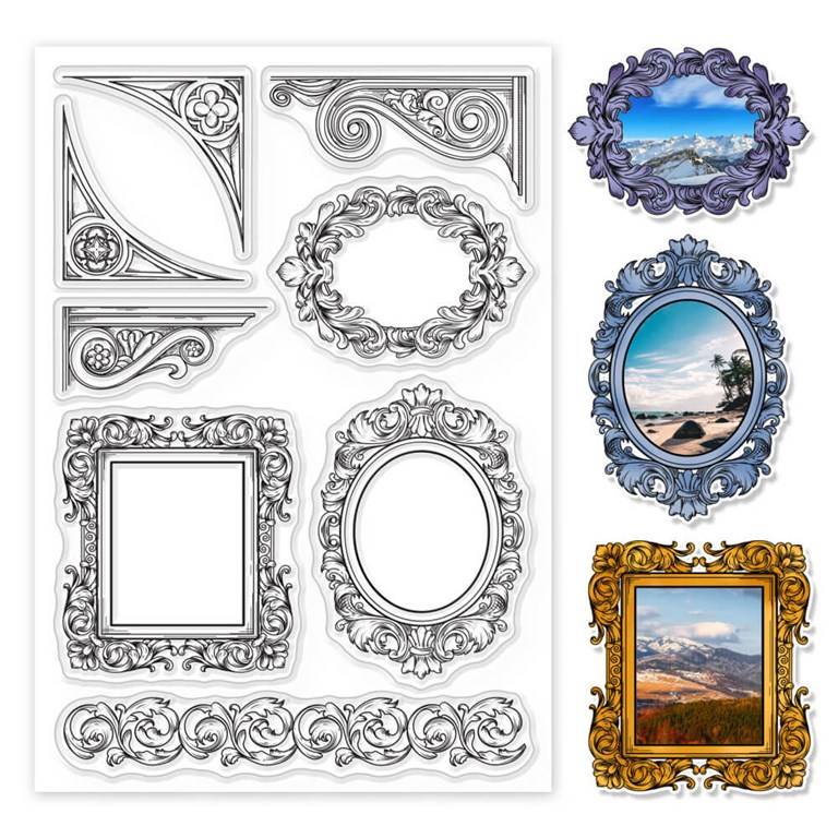 Clearstamps - Bård, Ramar & Hörn
