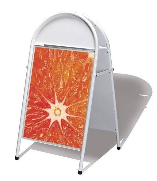 Gatupratare Topsign, BxH 500x700 mm, vit