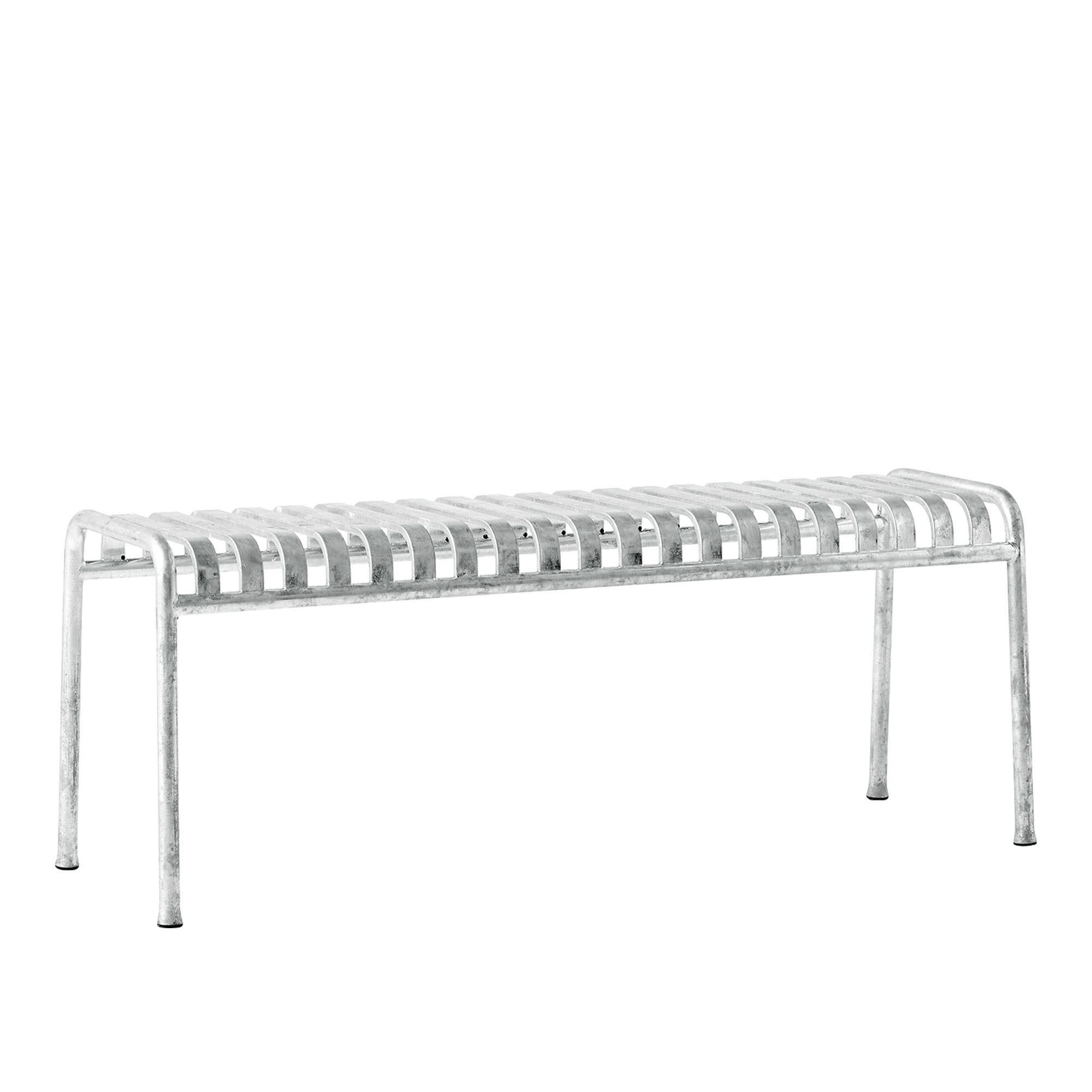 HAY - Palissade bänk - Hot Galvanised - Trädgårdsbänkar - Ronan & Erwan Bouroullec - Silver - Metall