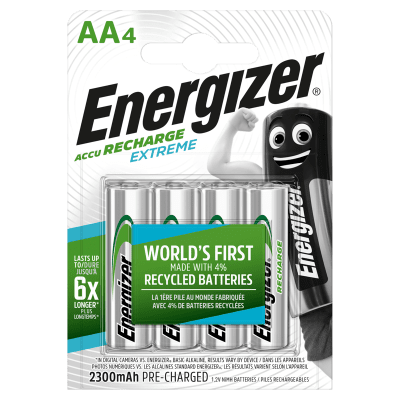 Energizer Recharge Extreme Eco AA 2300mAh 4-Pack