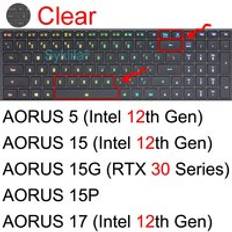 Tangentbordsfodral för gigabyte aero 15 17 hdr 15w 15x aorus 5 7 15g 15p 17g 17x g5 g7 kc a7 spelfodral skydd för laptop - Aorus 17