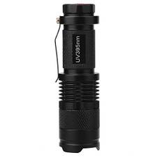 LED UV Blacklight Ficklampa, Hand-Torch Black Light Ultraviolett Lampa 395/365 NM för Hem, Vandring, Camping, Resor(395 nm)