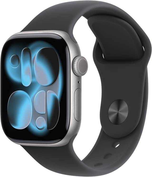 Apple Watch S11 42mm CEL (Space Gray Aluminium/Black Sport Band) S/M