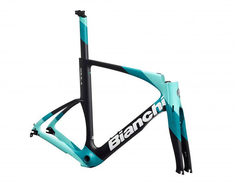 Bianchi Aquila Frameset 2024 - 015 / M / Graphite Race / CK16 Shade + White Logo Full Glossy (M)