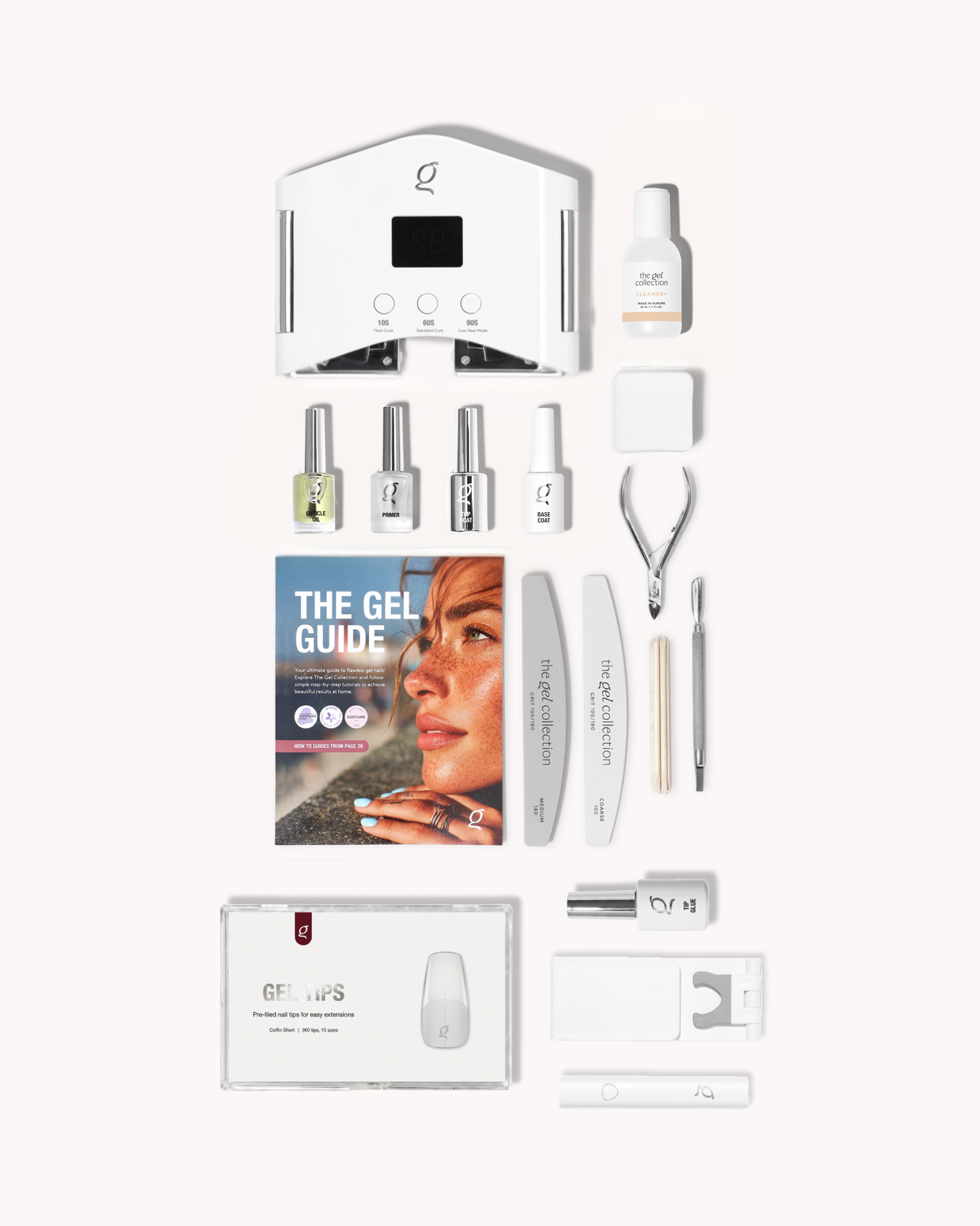 Gel Tips 21FREE+ Startpakke • The Gel Collection - Square Short