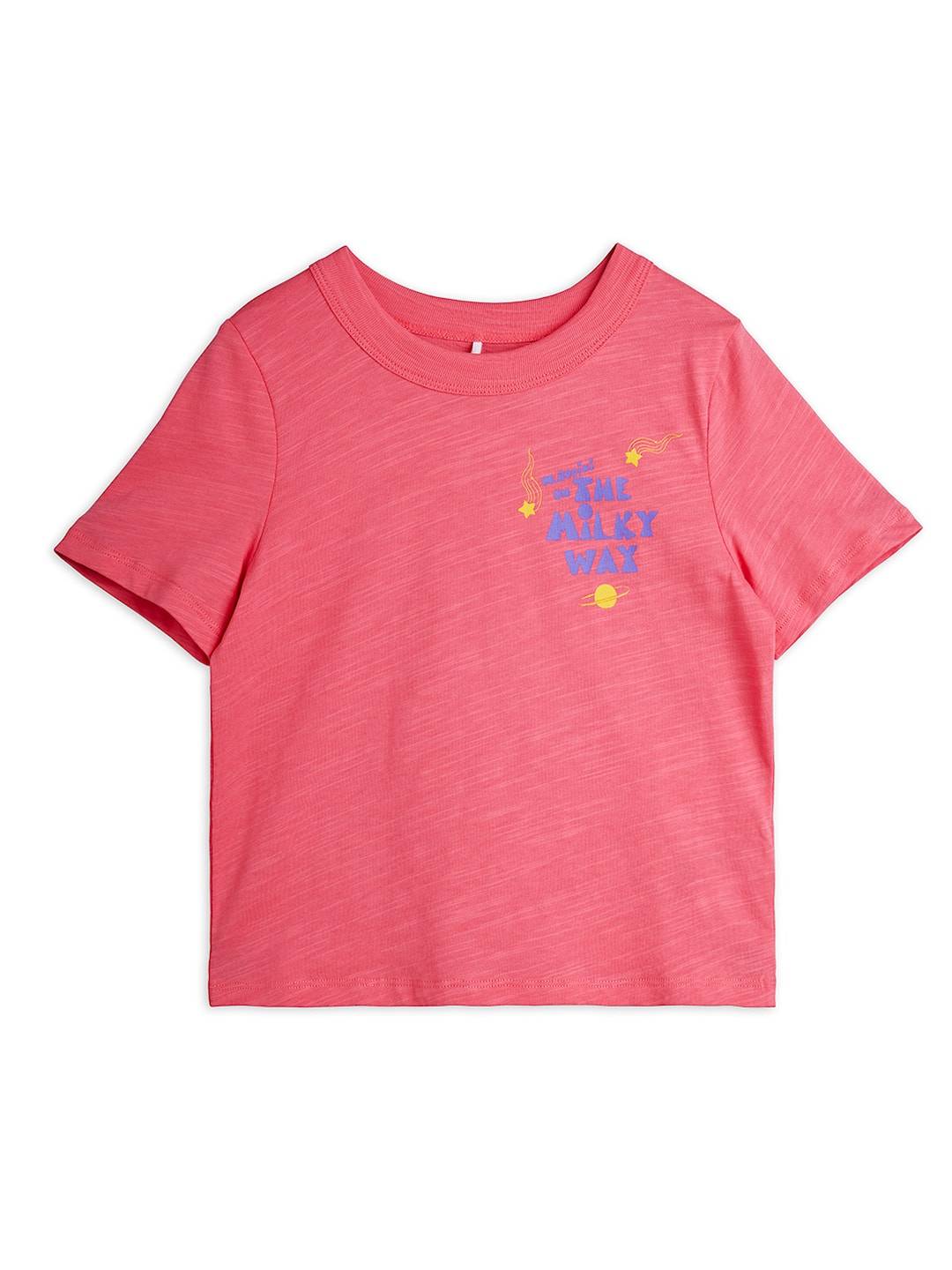 Mini Rodini The Milky Way Tee Pink Pink 92/98 cm Lyserød 92/98 cm unisex