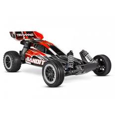 Traxxas Bandit 2WD 1/10 RTR TQ Röd Med USB-C laddare/7 cell NiMH 3000mAh