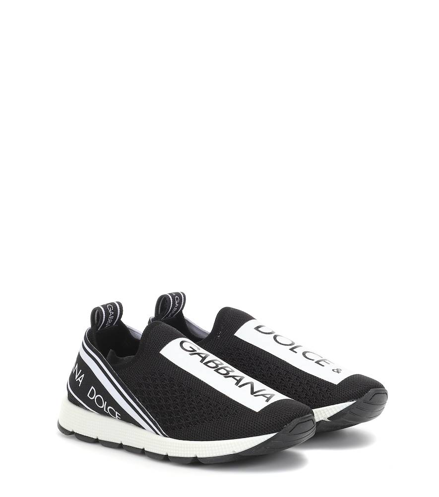 Dolce&Gabbana Kids Zapatillas Sorrento de malla - negro - EU 31