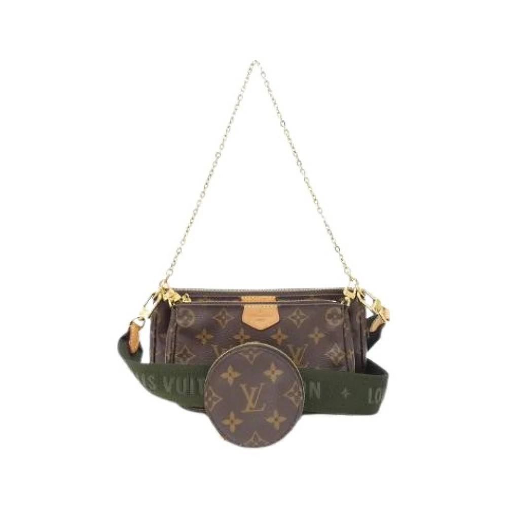Louis Vuitton Vintage Pre-owned Monogram 2way Skuldertaske - Vintage - Dame - Brun - ONE SIZE - Uld