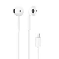 DUDAO X3C in-ear høretelefoner med USB-C stik. Hvid.
