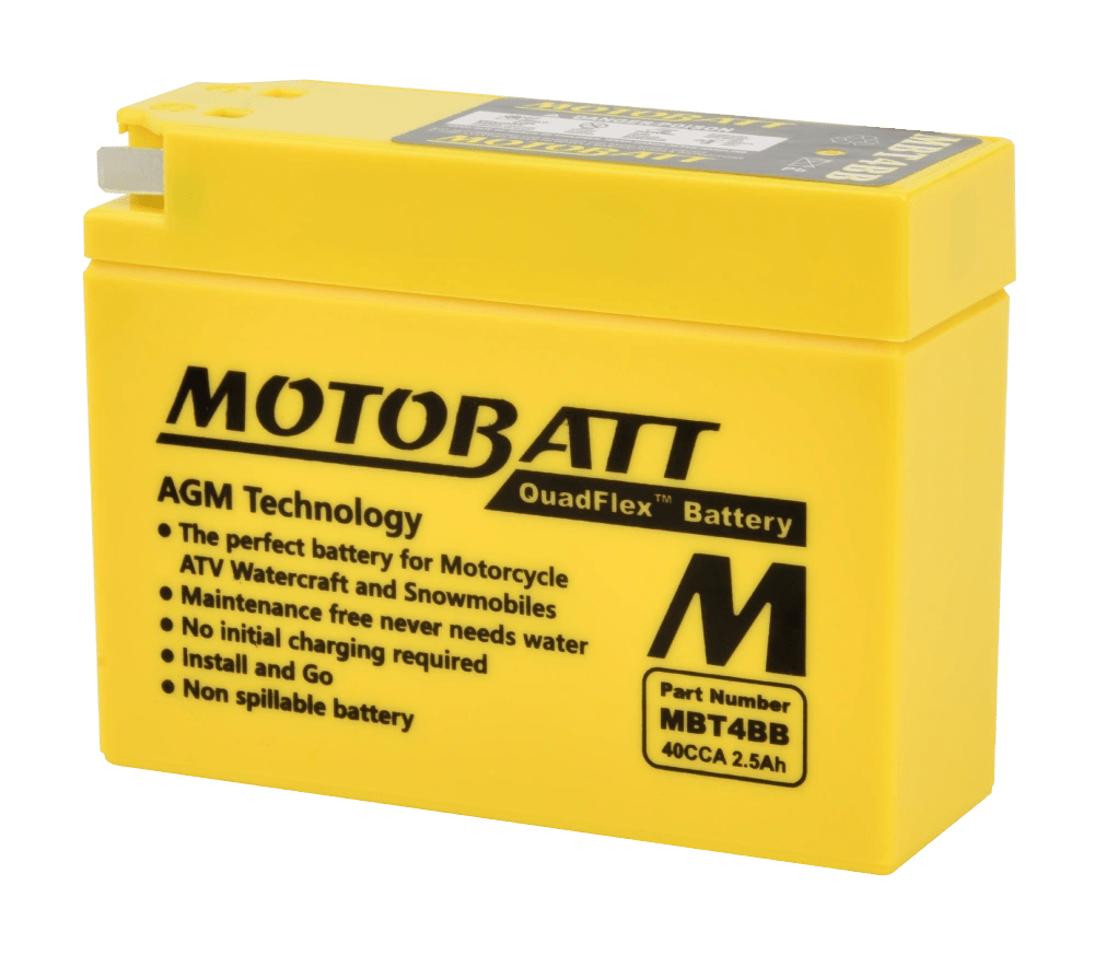Motobatt 12V 2,5Ah 40A batteri MBT4BB
