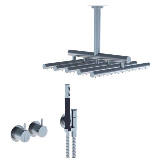 Vola 2471-051A duschset, mässing