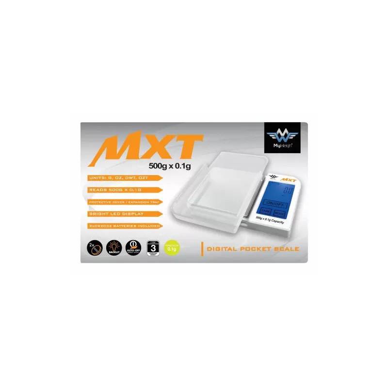 My Weigh MXT 500 Mini Digital Pocket Scale 500g - 0.1g