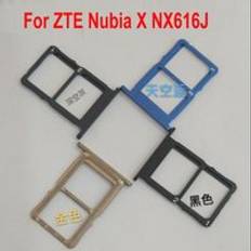 Original b&#xE4;sta simkortl&#xE4;sare slot fack porth&#xE5;llare f&#xF6;r zte nubia x nx616j telefon flex kabelbyte - Guld original-