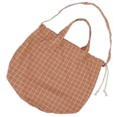 Shopping bag - Terracotta Check - Pcs.