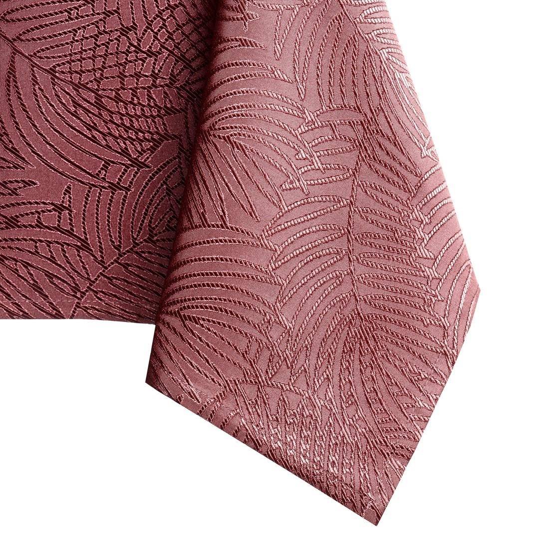 Bordløber AmeliaHome Gaia 40×120 cm - lyserød, præget plantemønster