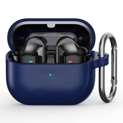 Silikonskal Med Karbinhake Samsung Galaxy Buds 3 FE Blå