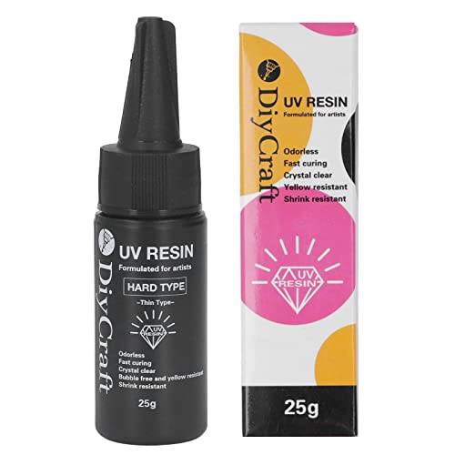 Uv-Lim Klar Plast, Uv Flytande Hartssimulerat Lim Transparent Sällsynt Kristallgel Cyanoakrylatlim (25g)