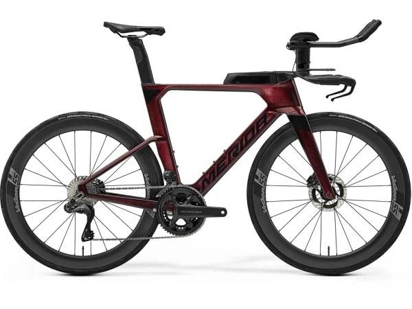 Merida Time Warp Limited tricykel carbon burgundy red/black - Cykelstørrelse X-Small