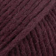 DROPS Snow Uni Colour 118 Mørk drue (Uni Colour) Indhold: 100% Uld Garngruppe: E (9 - 11 masker)/ 14 ply / super bulky Vægt/længde: 50 gram = ca. 50 meter Anbefalede pinde: 9 mm Strikkefasthed: 10 x 10 cm = 10 m x 14 p Vask: Håndvask, max 30°C / Tørres fladt / Kan filtes.