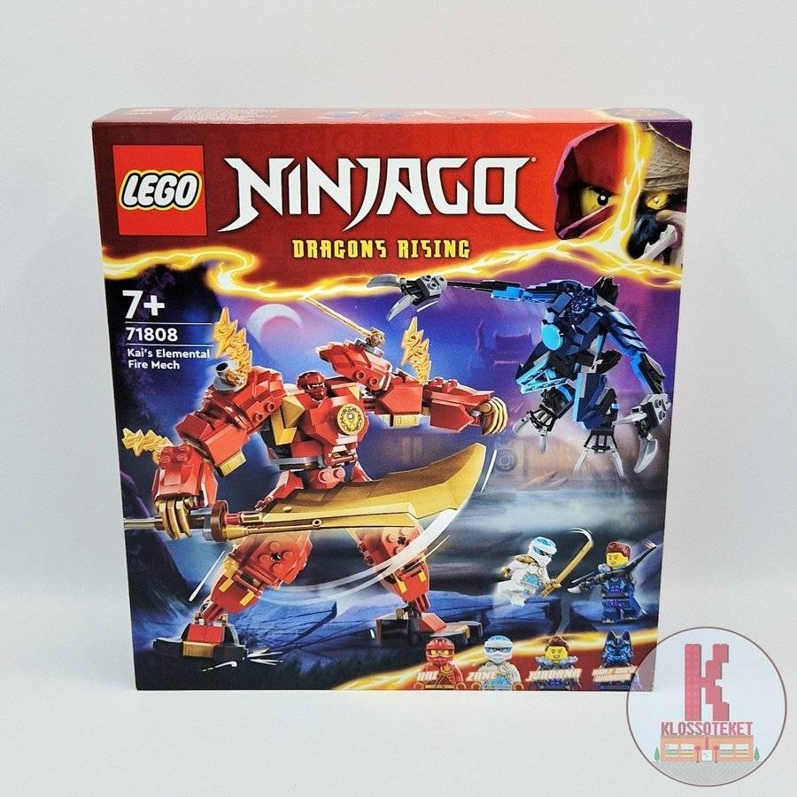 LEGO 71808 - NINJAGO - Kai's Elemental Fire Mech / Kais elementeldrobot - Ny