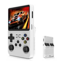 R36S Retro-Handheld-Videospielkonsole, 3,5 Zoll IPS 640 X 480 HD Retro-Handheld-Spielekonsole, Tragbare Handheld-Videospielkonsole für -System (64G)
