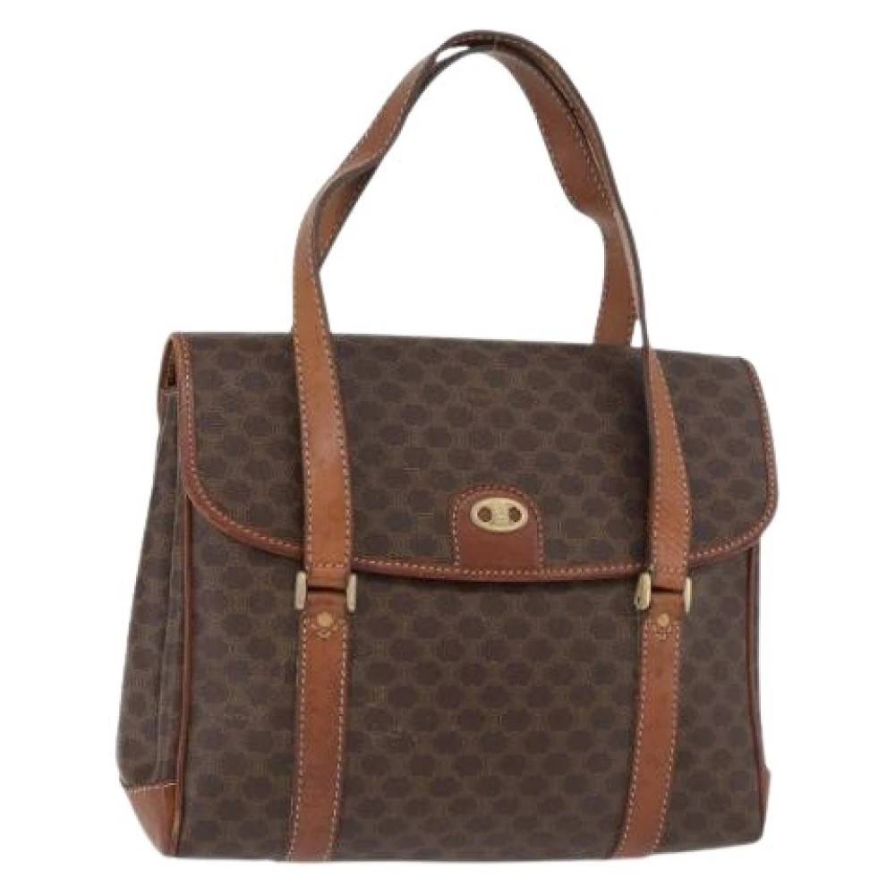 Celine Vintage Pre-owned Vintage Håndtaske - Vintage - Dame - Brun - ONE SIZE - Uld