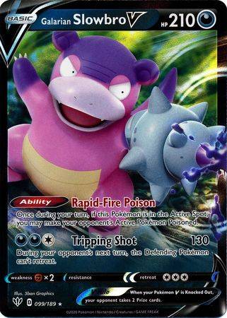 Galarian Slowbro V (Sword & Shield: Darkness Ablaze)