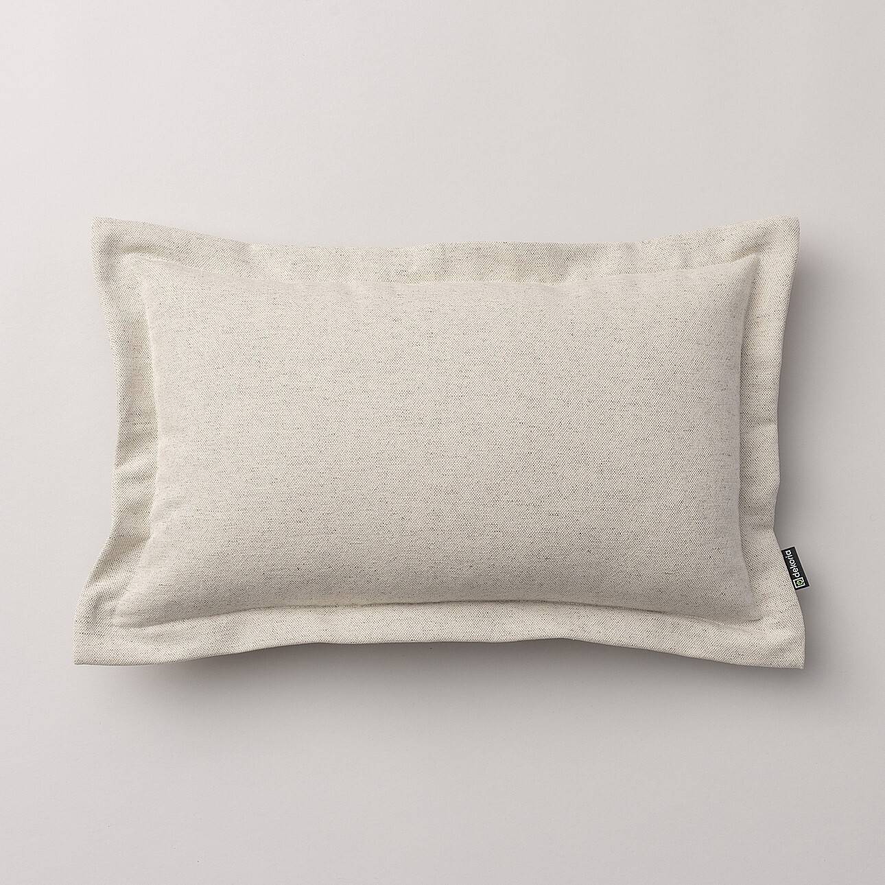 Pudebetræk med ståsøm 47x28cm, Lys natur grovvævet, 47 X 28 CM, Hemp Blend