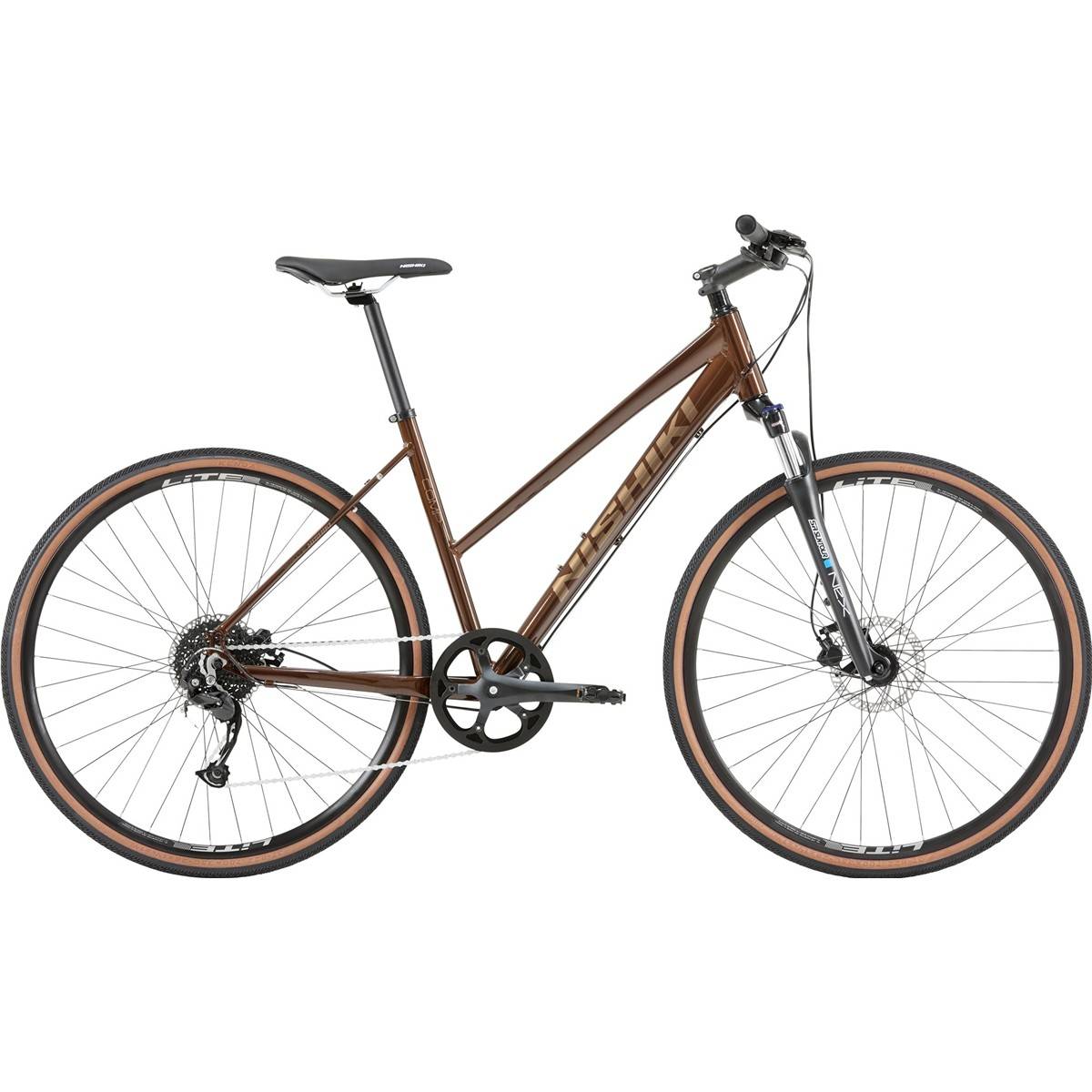 Cityhybrid Nishiki Comp X-Nine Dam 19 brown - Brun ( )